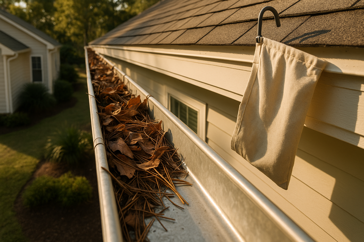 Hand-Clear the Troughs