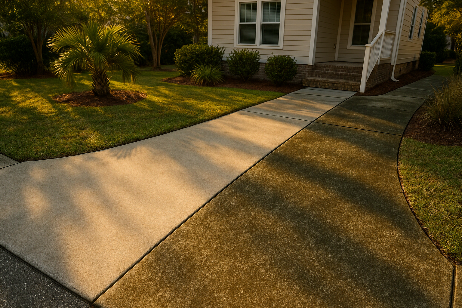 Sidewalk Cleaning in Leland NC
