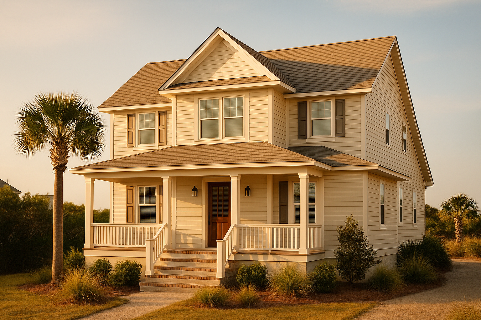 Roof Algae Treatment in Wrightsville Beach NC