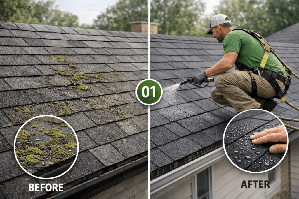 GreenSoy Roof Treatment Can Add Years to Your Shingles