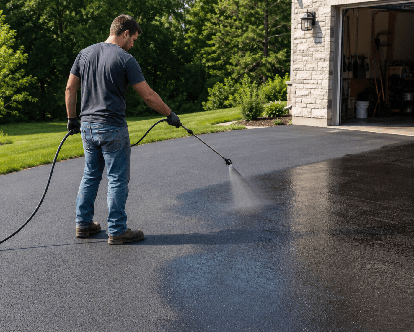 Asphalt Driveway Rejuvenation
